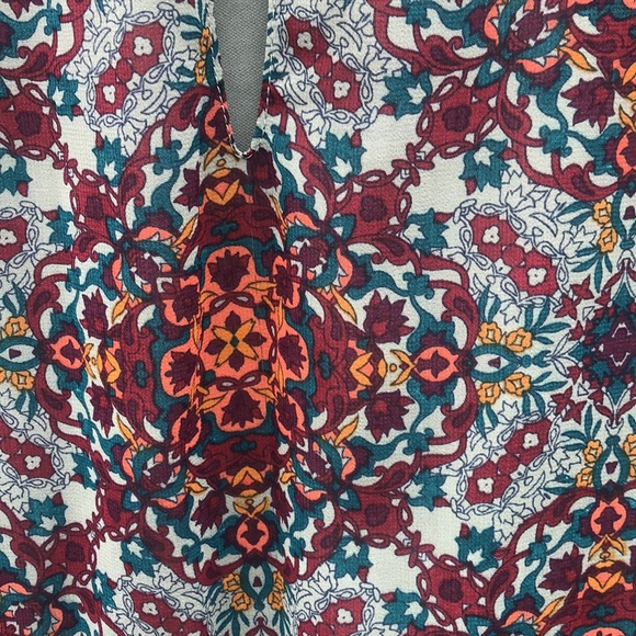 Xhilaration Blue/Gray Paisley Dress - Size Small - Picture 7 of 8